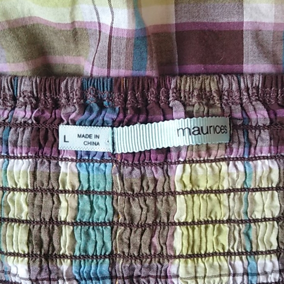 Strapless Button Down Top - Picture 3 of 6